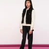 Truien & Vesten*Geisha Fashion Geisha Girls Stoer Fake Fur Giletje 45531K-70 zwart