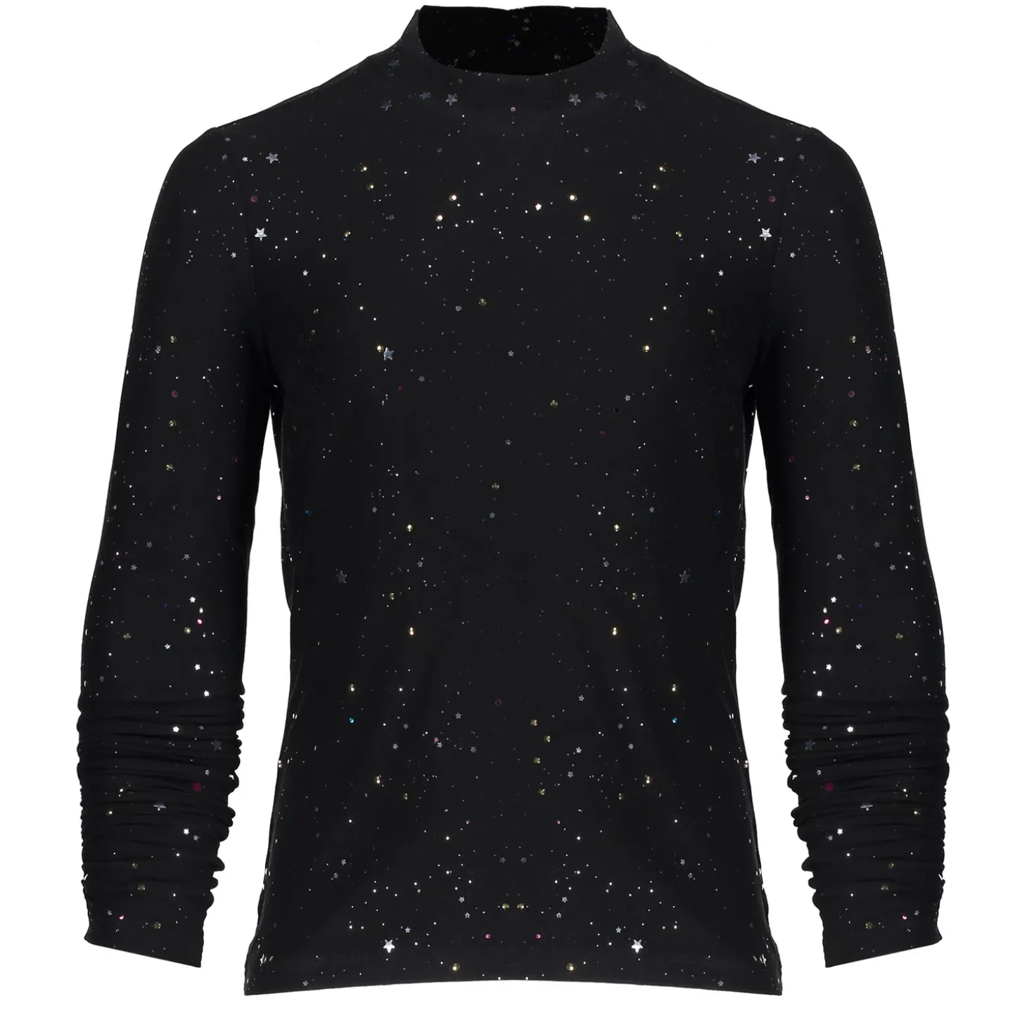 Tops & T-shirts*Geisha Fashion Geisha Girls Top Met Glimmende Sterretjes 42630K-24 zwart