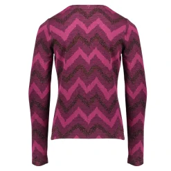 Tops & T-shirts*Geisha Fashion Geisha Girls Top Met Zigzag Print 42668K-20 fuchsia
