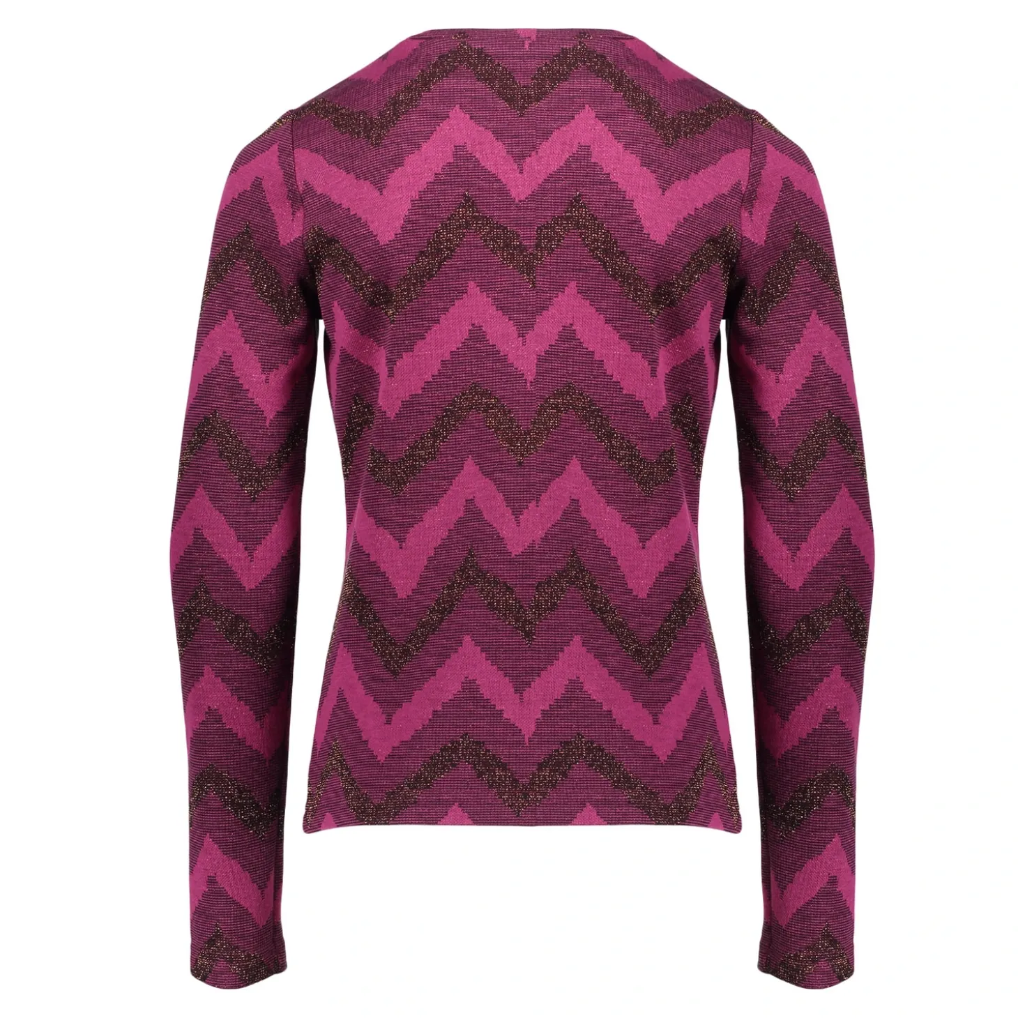 Tops & T-shirts*Geisha Fashion Geisha Girls Top Met Zigzag Print 42668K-20 fuchsia