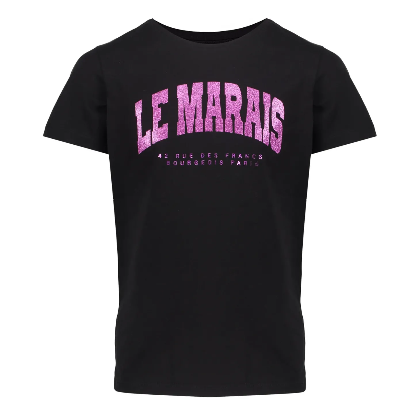 Tops & T-shirts*Geisha Fashion Geisha Girls T-shirt Le Marais 42637K-24 zwart