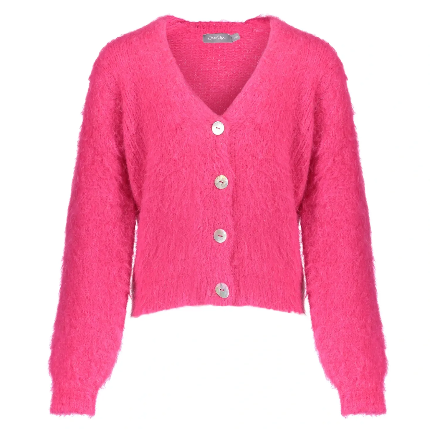 Truien & Vesten*Geisha Fashion Geisha Girls Zacht Fury Vestje 44570K-70 cyclame