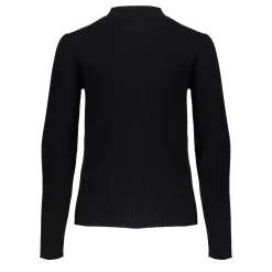 Truien & Vesten*Geisha Fashion Pullover Basic V zwart